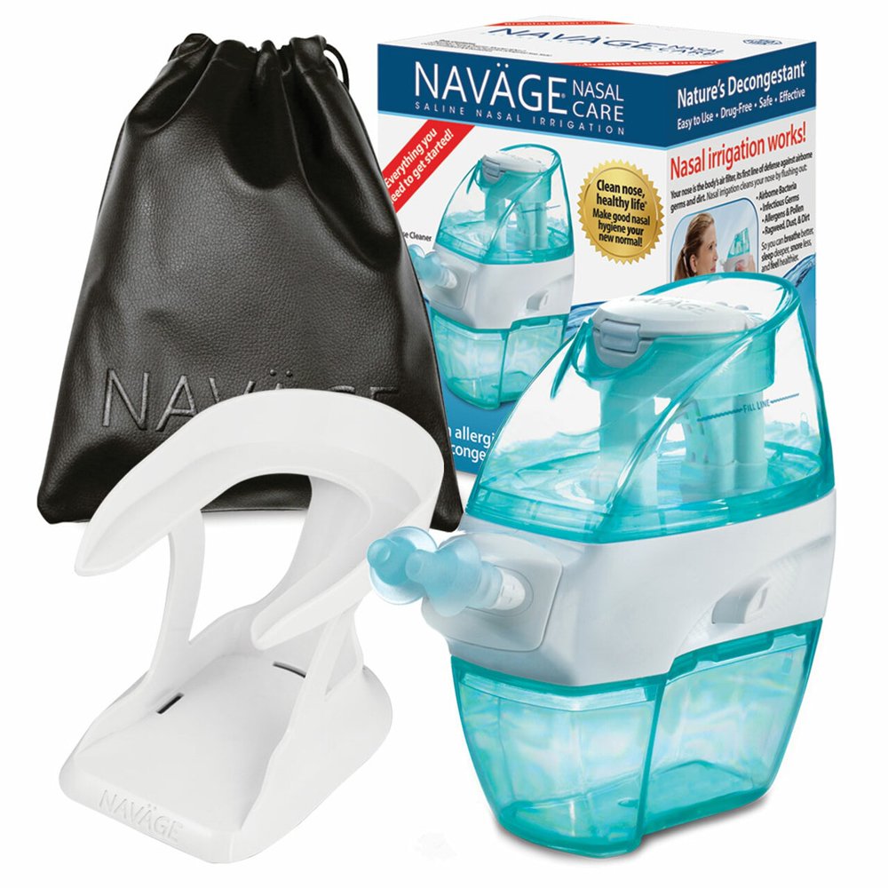 Navage Nasal Irrigation The Deluxe Bundle Navage Nose Cleaner, 20