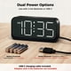 thumbnail image 4 of Reloj despertador digital Acedeck a pilas con 4 niveles de brillo, 4 of 9