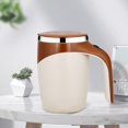 thumbnail image 2 of Rechargeable Automatic Stirring Coffee Mug, Built In Mixing Mechanism, Rust Resistant Stainless Interior, Travel Home Self Stirring Beverage Cup, 2 of 9
