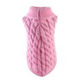 thumbnail image 1 of EeaseMX Suéter fino, disfraz de moda para mascotas, ropa de punto, suministros para cachorros de perro (rosa, talla M), 1 of 7