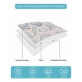 thumbnail image 5 of Quilts Twin-XL Size Bedding Set, Blue Shell Coastal Lightweight Quilted Comforter, Nautical Seaside Ocean Summer Beach Soft Reversible Bedspread Coverlet with Pillow Covers for All Season, 68" x 98", 5 of 7