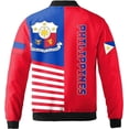 thumbnail image 3 of Lotusprinthandmade Personalized Philippines Flag All-over Print Bomber Jacket S-5XL Multicolor, 3 of 5