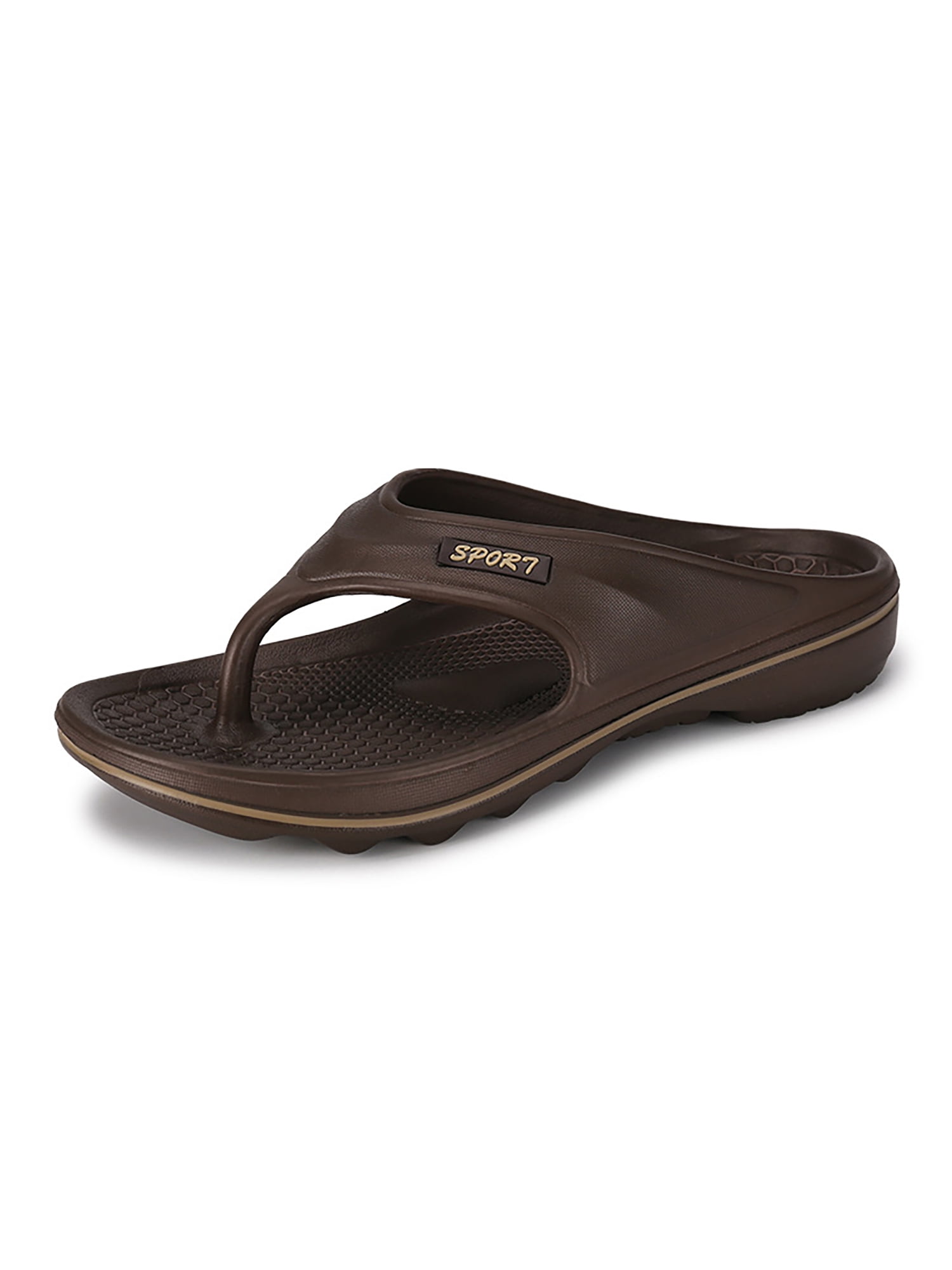 mens flip flops memory foam
