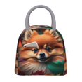 thumbnail image 1 of Balery Colorful Leaf Chihuahua Bolsa de Almuerzo para Mujeres, Caja de Almuerzo, Bolsa de Almuerzo Pequeña Impermeable, Tote de Almuerzo Reutilizable con Gran Capacidad, 1 of 6