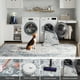 thumbnail image 5 of Alfombra Area Jinchan, lavable, vintage, 240 x 300 cm, chenilla gris, 5 of 8