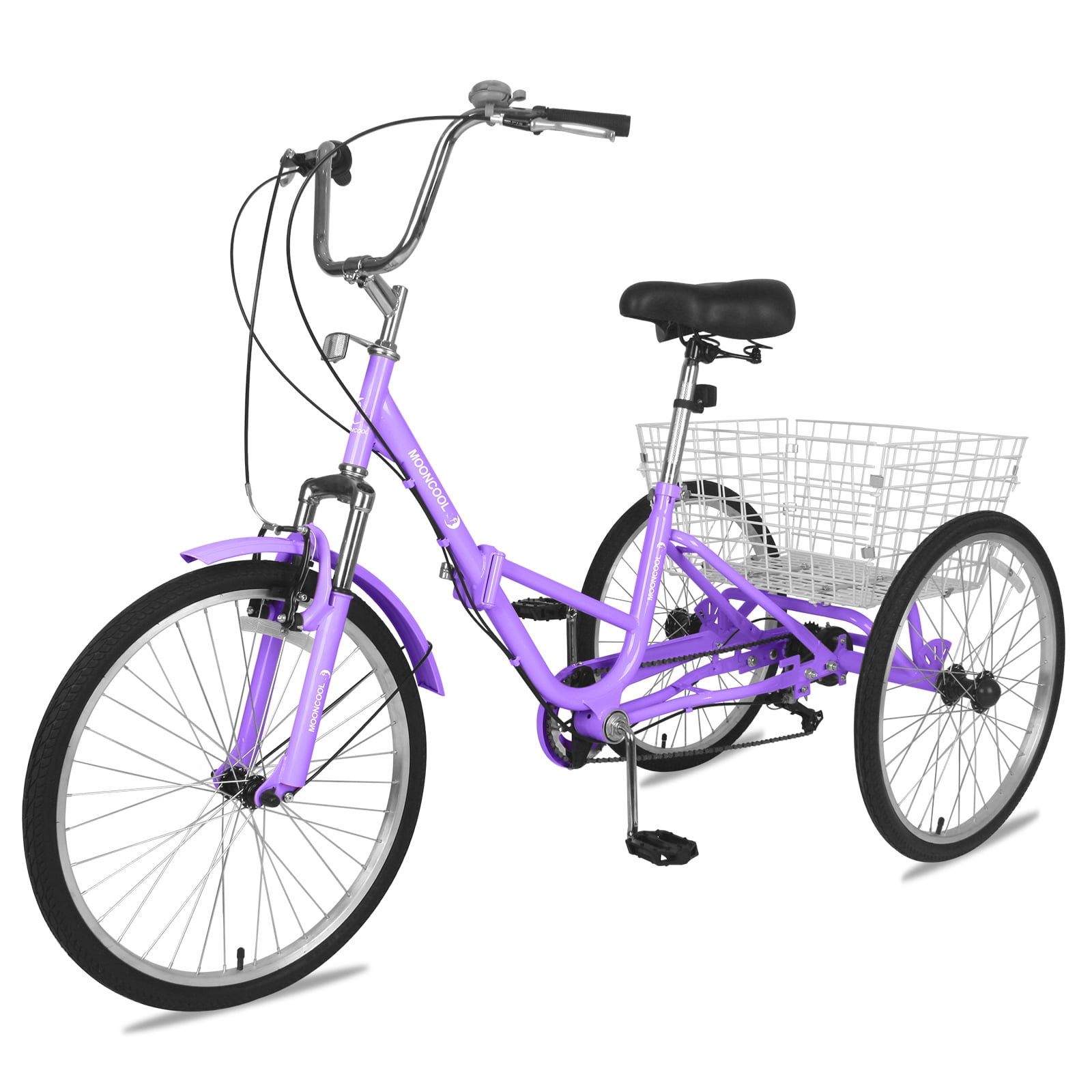 Mooncool Adult Folding Tricycle 3 Wheel 