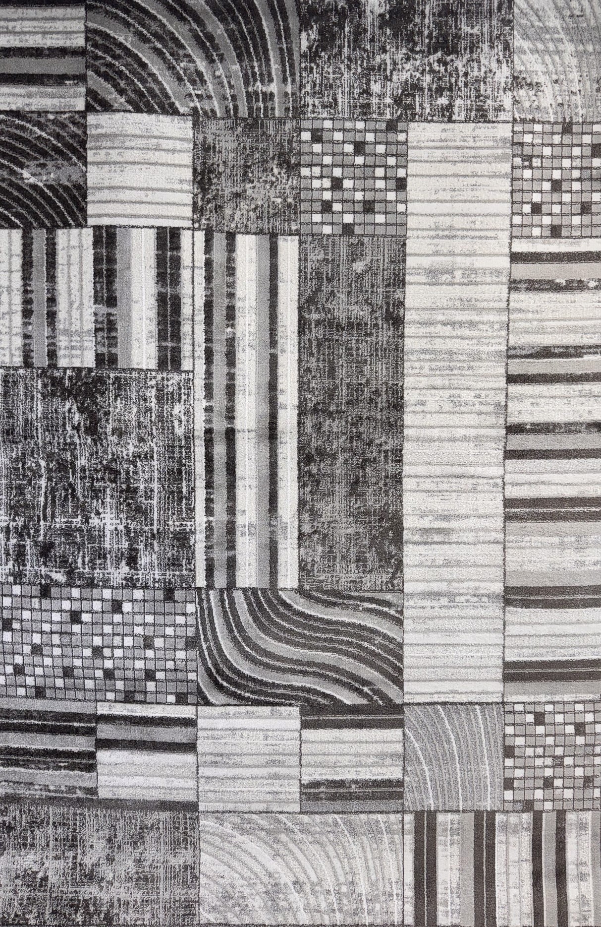 Rug Branch Cadence Abstract Indoor Area Rug, Beige Cream, Modern - Living Room, Bedroom, Dining Room, and Kitchen