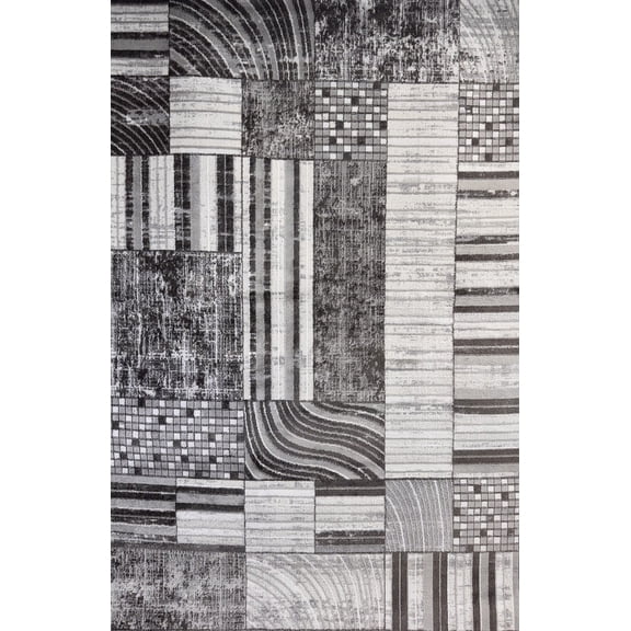 Rug Branch Cadence Modern Abstract Indoor Area Rug, Beige Cream - 4'x6'