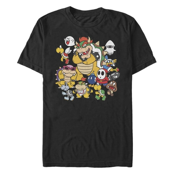 Men's Nintendo Villain Group Shot Graphic T-Shirt