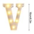 thumbnail image 2 of FAMTKT Letters Lights Alphabet Lamp LED Letter Lighting Letter Light Illuminated Letters Night Lights Decoration for Birthday Party Wedding Children's Room, 2 of 6
