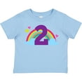 thumbnail image 3 of Inktastic 2nd Birthday Rainbow Cute Girls Girls Toddler T-Shirt, 3 of 5