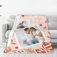 thumbnail image 3 of Personalised Blanket Custom Blanket with Photos Text, Custom Christmas Blanket with Photo Collages, Personalized Photo Gifts for Christmas Xmas New Year Birthday Wedding Anniversary, 3 of 6