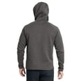 thumbnail image 4 of Wrangler Workwear Men's and Big Men's Sweater Fleece Mock Neck Hoodie, Size S-3XL, 4 of 12