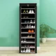 thumbnail image 3 of Zapatero multicapa organizador de tela no tejida, soporte para pasillo, entrada, armario ahorrador de espacio, muebles para el hogar, estante a prueba de polvo, 3 of 4