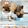 thumbnail image 4 of Dog Cat Pet Food Feeding Mat,Greenwood Mat for Dog Bowls and Water,Water Absorbent,Non Slip Placemat,Easy to Clean 16" x24", 4 of 5