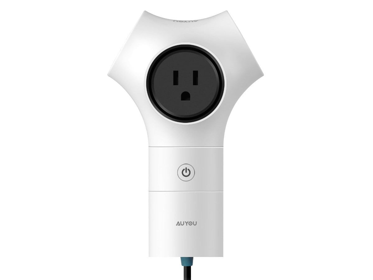 AuYou WiFi Smart Outlet Switch 5 Outlets Multi Socket Safety On/Off