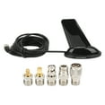 Mobile Radio Shark Fin Antenna with 5 Adapters 5m Cable Dual Band 136