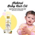 thumbnail image 3 of Aceite capilar para bebés Mom & World Organic Natural 200 ml para niños, 3 of 7