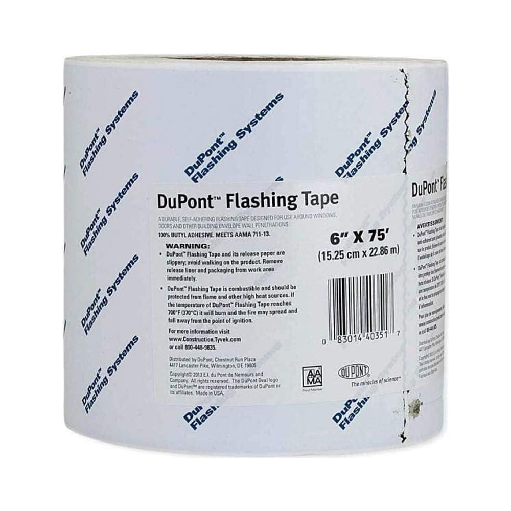 DuPont Tyvek Flashing Tape - 6" x 75' - 1 Roll