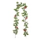 thumbnail image 1 of Guirnalda navideña de frutos rojos con piñas, guirnalda de frutos artificiales, adornos navideños para chimeneas de interior y exterior, vacaciones de invierno, decoración navideña para el, 1 of 5
