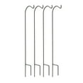 thumbnail image 3 of Ashman Shepherds Hook for Hanging Plants, Feeders, 65 Inches, 4 Pack, Black, 3 of 11