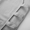 thumbnail image 3 of Daolelai Men's Cotton and Linen Tang Suit Vest, 3 of 7