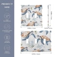 thumbnail image 3 of Dailycode Light Switch Plate Covers 2 Gang Wall Plate Plastics Outlet Covers for Kitchen Home Office Decor Watercolor Turtle Waterweed, 3 of 8