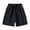 Black, variant on Plebaso Mens Lightweight Summer Shorts Drawstring Casual Shorts Elastic Waist Beach Shorts with Pockets