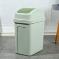 thumbnail image 3 of LAILLSH Slim Rectangular Trash Can with lid Restaurant Trash Can Commercial Trash Can Tall Plastic Trash Can Industrial Trash Can Square Trash Cans for Kitchen Trash Can - 2025 New Arrival🔥, 3 of 5