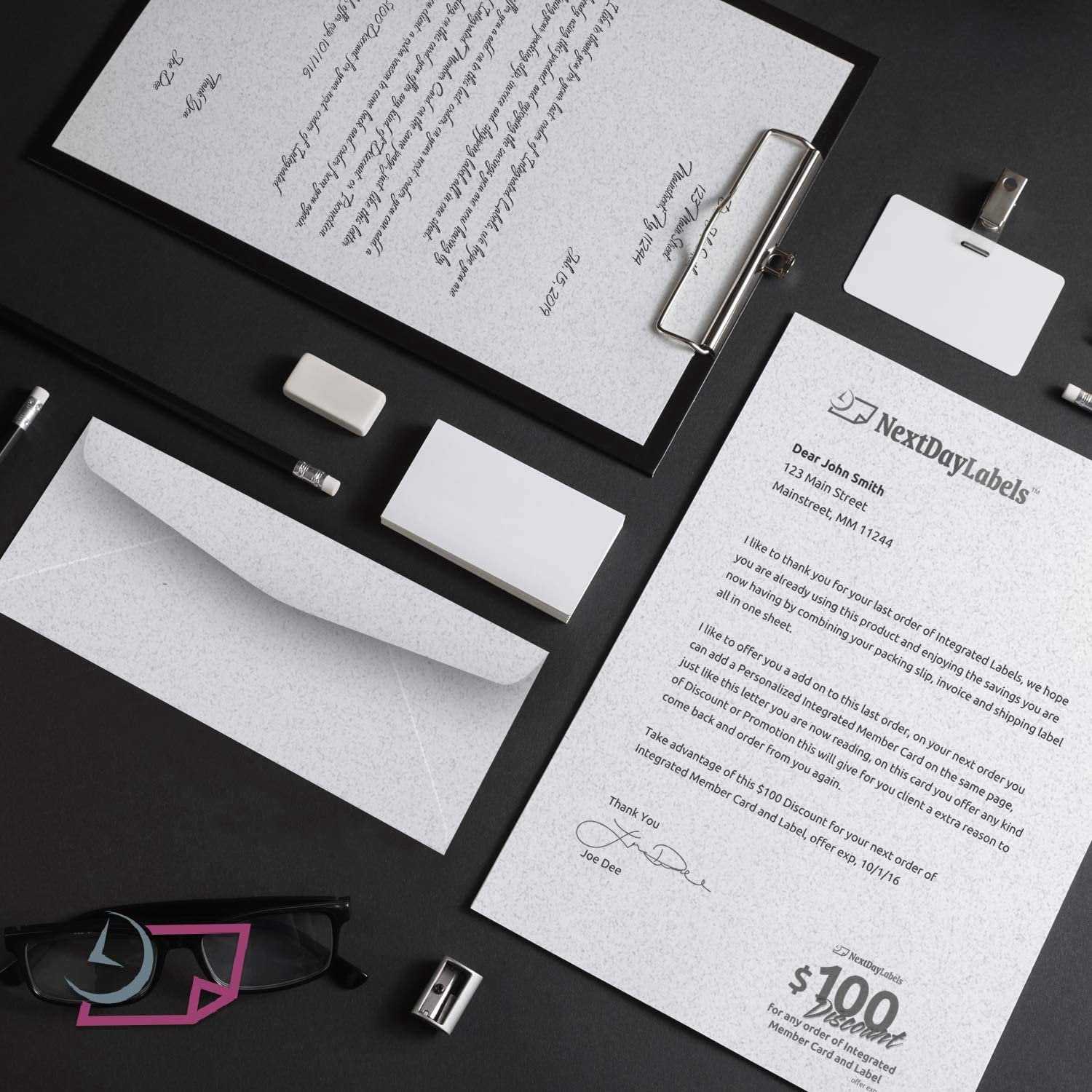 NextFiber 8-1/2" x 11" Letter Heads & #10 Reg. Envelopes Create invitations, Certificates, Events, Parties, Birthday, Showers, Proposals, Presentations, Resumes and much more Gray