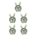 thumbnail image 3 of relayinert Cute Rabbit Deer Shaped Alarm Clock for Bedroom Nordic Style Playful and Endearing Green Rabbit 5Set, 3 of 6
