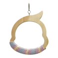 thumbnail image 1 of koolsoo Bird Swing Toy Perrotrot Perch Cross Interactive Entertainment Track Perchor Perchoir Jouet Master for Finches Conures Hamster Cockatiel Shape, 1 of 9
