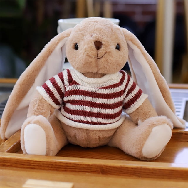 Fiudx Conejito de Peluche, Suave y Tierno, Regalo de Apoyo Emocional, Adorable Juguete para Amigos, Familiares y Novias, Ideal para Todas Las Edades, Ideal para Momentos Acogedores, 25 Cm.