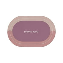 Grrvtrz Bath Rug Super Absorbent Dry Non Slip Backing Washable Bathroom Floor Mats Shower Rugs for In Front Of Bathtub Shower Room,Bathroom Decor,Bathroom Accessories