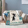 thumbnail image 4 of Boston Terrier Throw Blanket Ultra Soft Cozy Plush Cute Boston Dog Lover Flannel Fleece Blankets Lightweight Fuzzy Warm Party Blanket Gifts for Bed Couch Sofa Women Adults 80"x60", 4 of 6