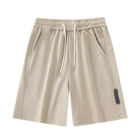 Men s Shorts Short Pants for Men Casual Cotton Gym Shorts Mens Black Gym Shorts Shorts for Men Mens Shorts Elastic Waist