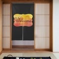 thumbnail image 1 of Doorway Drape Split Curtains, Romantic Welcome Sign Room Divider Privacy Door Curtains, 34" x 56", 1 of 6