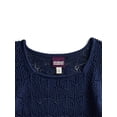 thumbnail image 2 of Weekend Academy Girls Crochet Top with Long Sleeves, Sizes 4-18, 2 of 3