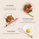 thumbnail image 4 of Juego de utensilios de cocina de 2 piezas, utensilios de cocina de madera fáciles de limpiar, utensilios de cocina para utensilios de cocina antiadherentes, color rosa, 4 of 5