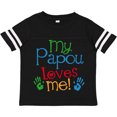 thumbnail image 3 of Inktastic My Papou Loves Me Boys or Girls Toddler T-Shirt, 3 of 5