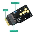 thumbnail image 3 of Adaptador De 12+6 PIN A NGFF A/E, Fácil Instalación: Adaptador De Llave M.2 A/E A 12+6 Pines Módulo WIFI6 De Rendimiento Inalámbrico Mejorado Para AX200 Para BCM943224PCIEBT2, 3 of 7