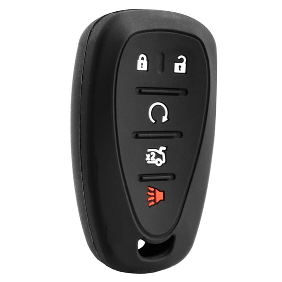 KEYLESSOPTION Key Fob Remote Start Silicone Case Cover Protector for 2016-2019 Chevrolet Camaro Cruze Malibu Spark Traverse Volt (HYQ4EA) 1-Pack