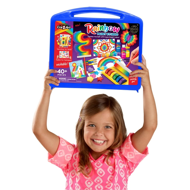 Cra-Z-Art Rainbow Paint Studio, Multicolor 40 Piece Unisex Cra-Z-Art Rainbow Paint Studio, Multicolor 40 Piece Unisex