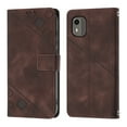 thumbnail image 2 of Compatible with Nokia C12 Classic Embossed PU Leather Case with Card Holder Shockproof Cover, 2 of 5