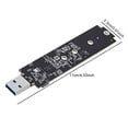 thumbnail image 4 of USB a NVME PCI-E SSD Lector PCIe basado en l disco duro 3.1 Gen 2 M.2 Adaptador del convertidor 10Gbps Max 2TB Soporte UASP Trim para 2230 2242 2260 2280, 4 of 9