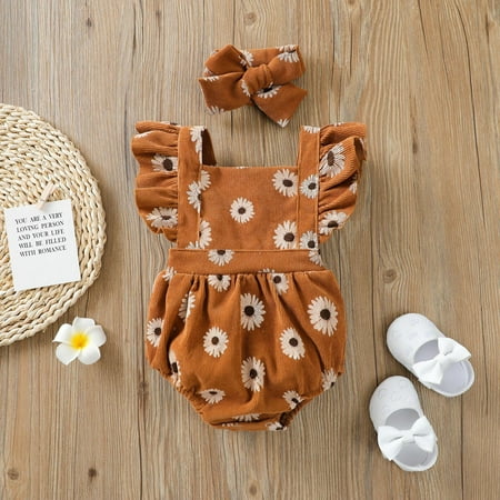 

Aayomet Baby Rompers Baby Christmas Outfit Boy Girl Santa Baby Sweatshirt Romper Long Sleeve Sweater Romper Fall Winter Clothes Brown 18-24 Months