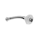 thumbnail image 2 of Bewildely Aireador de grifo de ducha, ahorro de agua, boquilla de filtro giratoria de 12Mpa, adaptador de rociador de repuesto para grifo a prueba de Juegos de accesorios de baño Blanco con Tubo, 2 of 6