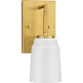 thumbnail image 4 of Spenser Collection One-Light Brushed Gold Industrial Vanity Light, 4 of 9