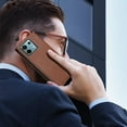 thumbnail image 5 of BKS-001 For Xiaomi Redmi Note 13 5G Case Drop-resistant Leather Cover with Magnetic Closure - Brown, 5 of 5