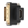 thumbnail image 3 of HD Multimedia Interface Female To DVI Male Converter, Computer Supplies  ABS Shell 90 Degree Adapter Metal Connector  For Laptops, 3 of 8